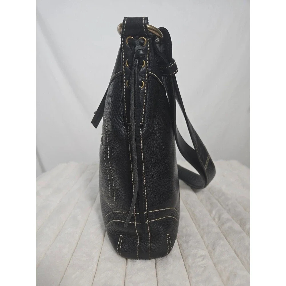 Rare Vintage Coach Heritage Web Leather Sling Bag-Black